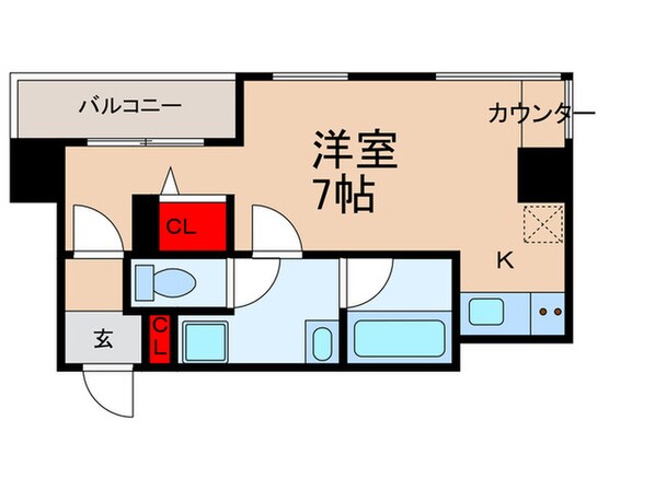 ｳﾞｨﾗﾛｲﾔﾙ ﾐｯﾄﾞｽｸｴｱ 人形町の物件間取画像